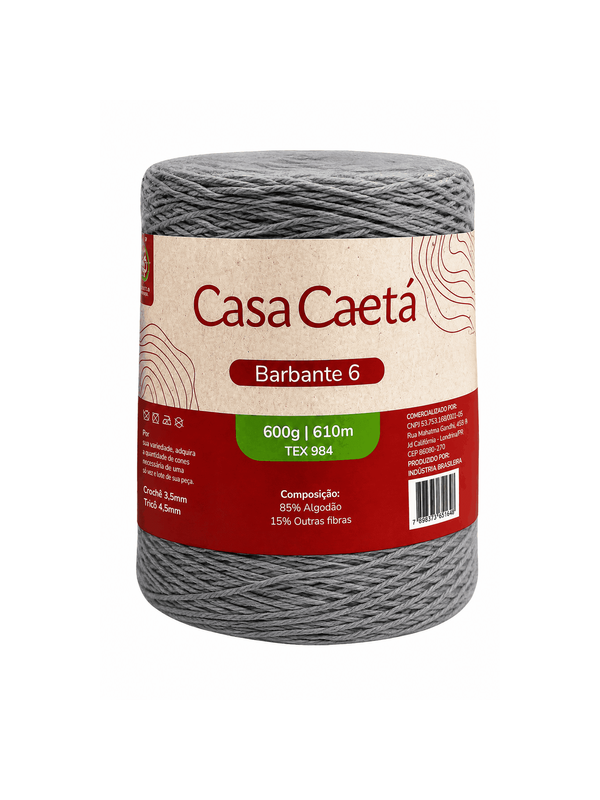 Barbante casa caetá fio 6 (600 gr)