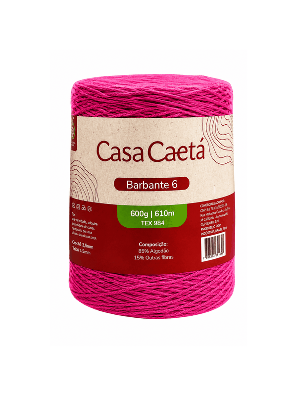 Barbante casa caetá fio 6 (600 gr)