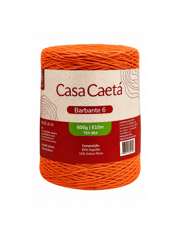 Barbante casa caetá fio 6 (600 gr)