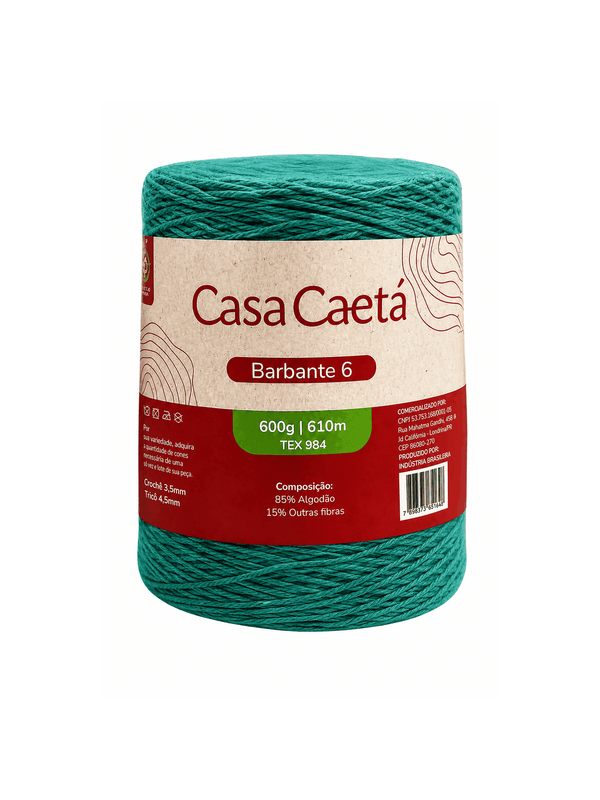 Barbante casa caetá fio 6 (600 gr)