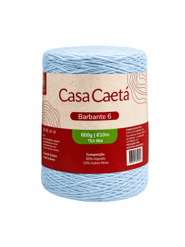 Barbante casa caetá fio 6 (600 gr)