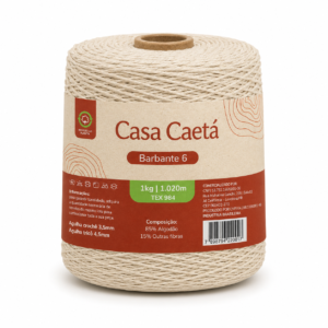 Barbante casa caetá fio 6 (1 kg)
